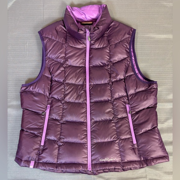Windriver Jackets & Blazers - WindRiver Women’s 600 Fill Down Vest Purple Puffer 2XL Ripstop